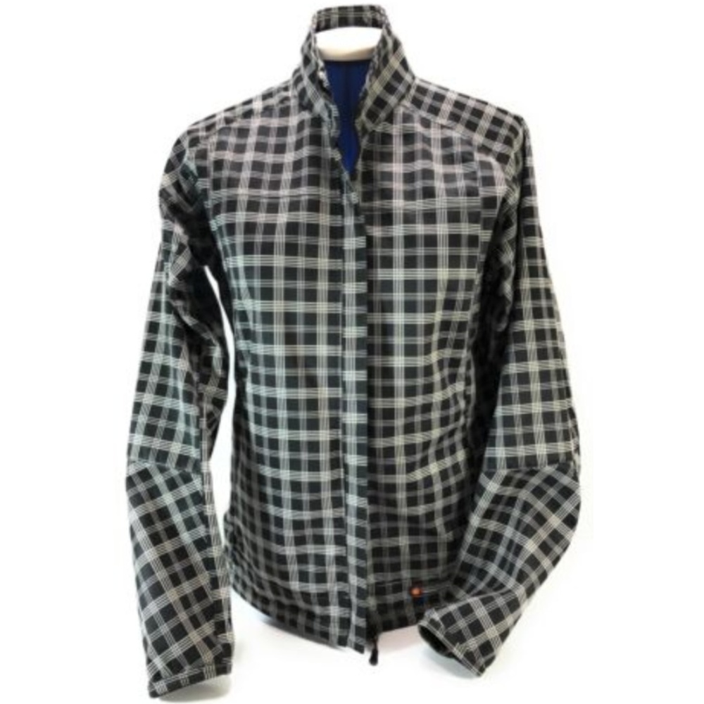 Misty Mountain Jacket Plaid Black and White Active